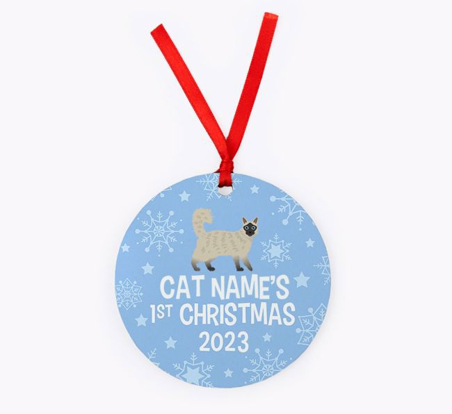 First Christmas 2023: Personalised {breedCommonName} Christmas Decoration